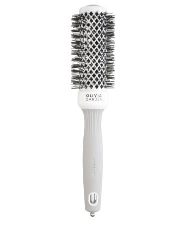 Olivia Garden - Expert Blowout Shine Hairbrush White and Grey 35 - Buy Online on GoSupps.com