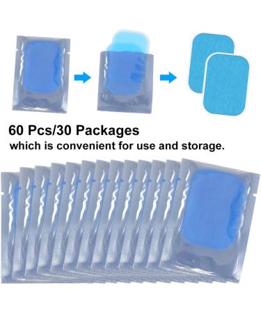 Dreamtop 60 EMS Gel Pads for Abdominal Muscle Trainer - Replacement Hydrogel Pads for Ultimate Muscle Stimulation - Buy Online on GoSupps.com