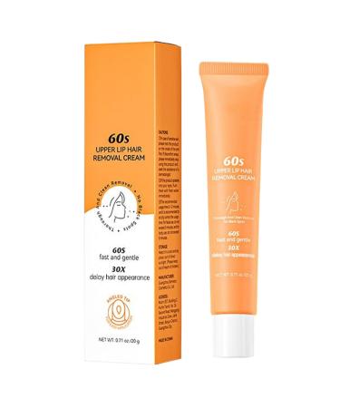 Facial hair removal cream - gentle hair removal cream for sensitive skin | Moisturizing hair remover for the chin and upper lip | Hair removal cream
