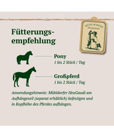 M hldorfer HeuGaudi Apple - 1kg | 100% Natural Snacking Fun | Exclusive Hanging Rope - Buy Internationally! - Buy Online on GoSupps.com