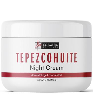 Cosmesis Skincare Tepezcohuite Night Cream with Mexican Origins Crema de Tepezcohuite Cream for Face 2fl oz