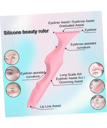 Didiseaon 2pcs Eyeliner Heated Lash Curler Eyebrow Pencil Stencils Guide Silicone Eyebrow Stencil Usb Lip Line - Buy Online on GoSupps.com