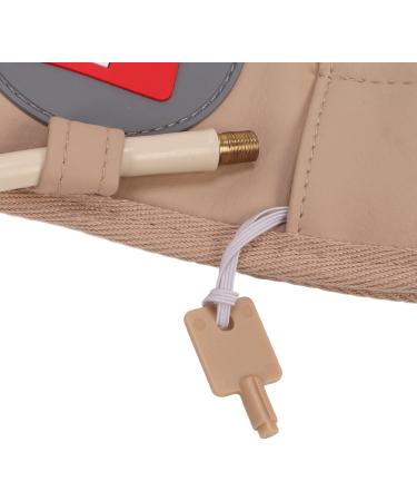 Decompression Back Belt - Lumbar Spine Support for Lower Back Pain Relief | Traction Device for Men & Women (Khaki) - Buy Online on GoSupps.com