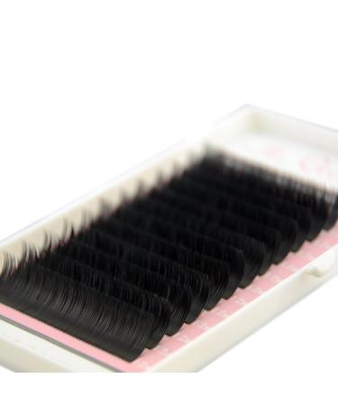 Qeelasee Matte Mink Flat Eyelash Extension 0.25 D Curl 13mm - Professional Salon Grade Individual Eyelashes - 1 Ounce Pack - Buy Online on GoSupps.com