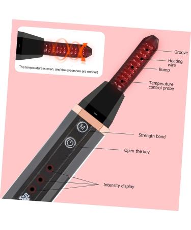 Housoutil Eyelash Curler USB Charging Heated Eye Lash Curler Eyelash Curling Clip Electric Lash Curler Natural Eye Lashes Curling Heated Curler to Rotate Abs Makeup Tools Portable 14.5X2.2X2.2CM - Buy Online on GoSupps.com