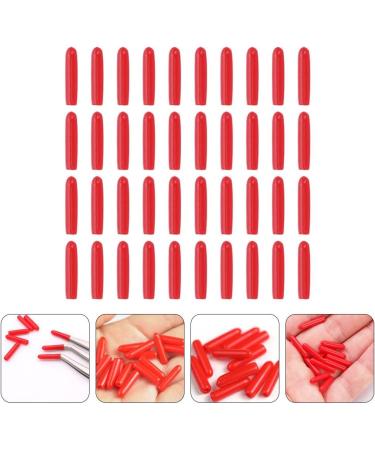 Minkissy Eyelash Tool 120pcs Silicone Tips Covers for Lash Tweezers - Eyelash Protector & Auxiliary Tools - Buy Online on GoSupps.com