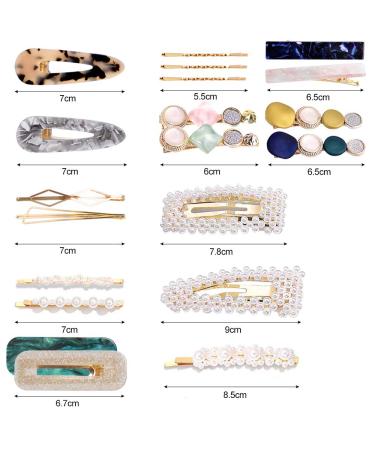 20Pcs Pearl Hair Clips for Women - Elegant Hairpins & Barrettes for Weddings & Valentine's Day Gifts - Buy Online on GoSupps.com