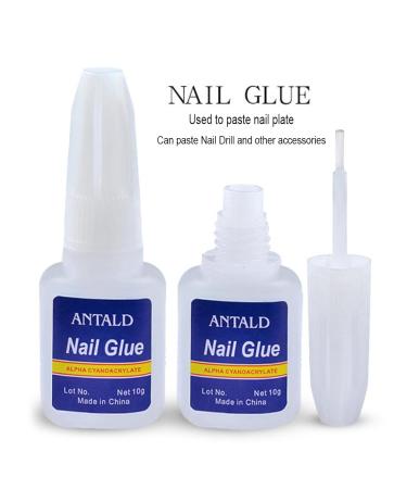 Nail Glue Super Strong Quick Dry False Fake Nail Tips Rhinestones Nail Art Decoration Nail Glue - Professional Salon & Home Use. (2) - Buy Online on GoSupps.com