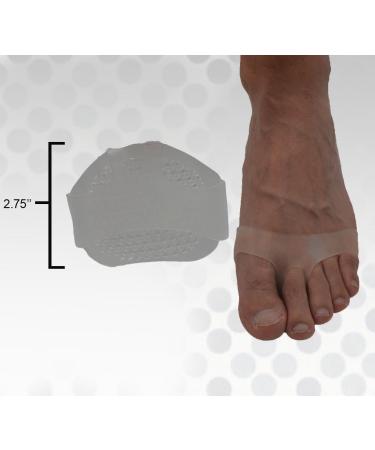 Professional Metatarsal Pads for Runners - Soft Gel Forefoot Cushions for Diabetic Feet & Callus Pain Relief - Breathable Comfort - Buy Online on GoSupps.com