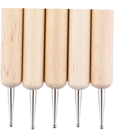 Buy Bontannd 5-Piece 2 Way Wooden Dotting Pen Set - Nail Art Dotting Tools Kit for Perfect Marching Insulation - Buy Online on GoSupps.com