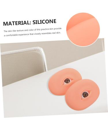 Gogogmee Lash Practice Mold 1 pair Models Eye Eyebrow Practice Model Silicone Skin Makeup Eyeshadow Training Boards 7.70X5.70X1.50CM As Shown - Buy Online on GoSupps.com