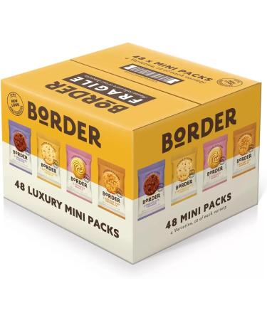 Border 4 Varieties Crafted Biscuits - Pack of 2 x 48 Mini Multipacks Individually Wrapped Biscuits & Cookies Gift Hamper Box. Great for Lunchbox Snacks Part Bag Fillers. - Buy Online on GoSupps.com