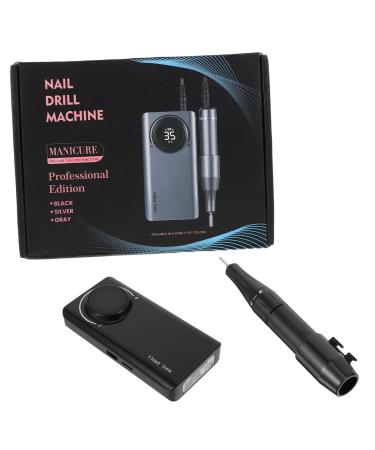 Healeved Nail Polisher Clippers Abs Pedicure Miss 14X7X2.5CM Black