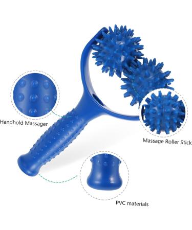 Frcolor 2-St Manual Muscle Roll Massager - Handheld Body Roller & Muskelstimulator Tool - 2 Pcs PVC - Optimal for Relaxation & Pain Relief - Buy Online on GoSupps.com