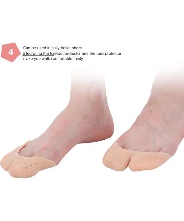 Toe Protector Gel Caps for Callus Cushion - Breathable Skin Tone Pointe Ballet Shoes - Buy Online on GoSupps.com