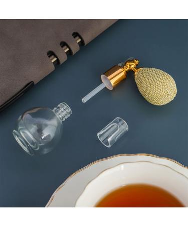 Beaupretty Vintage Glass Spray Bottles - 10ML Refillable Perfume Bottles for Women | Clear Crystal Makeup Bulb | Portable Nebulizer - Buy Online on GoSupps.com