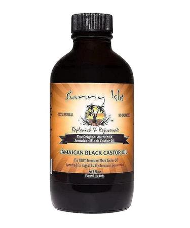 Sunny Isle Jamaican Castor Oil Black 4 Ounce (118ml) (2 Pack)