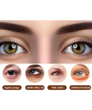 Caffeine Solution 5% + EGCG Caffeine Eye Serum Under Eye Cream for Reduce Circles and Puffy Eyes Caffeine Eye Cream for Anti Aging Wrinkle Eye Bags Removal Fade Fine Lines 60ml - Buy Online on GoSupps.com
