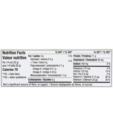 Clover Leaf Sockeye Salmon Wild Red Pacific - 213g 24 Count - Canned Salmon - High In Protein 11g Per 55g Serving - Rich Vitamin D - Contains Omega-3 And Calcium - MSC Certified Sustainable Fisheries - Buy Online on GoSupps.com