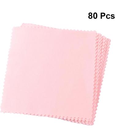 Buy MILISTEN 80pcs Microfiber Eyeglass Cleaning Wipes - Pink Lens Cloths for Screens & Glasses | International Shipping Available - Buy Online on GoSupps.com