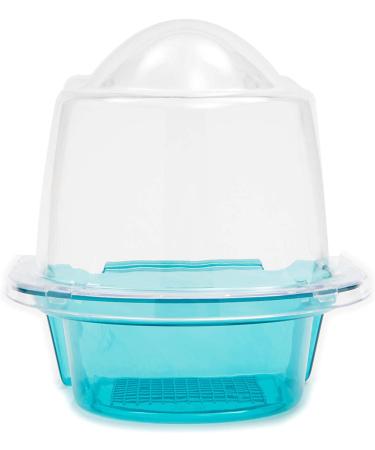 Savic Blue Bird Cage Bath for Small and Medium Birds - Easy Clean and Fun Bird Bath Option - Buy Online on GoSupps.com