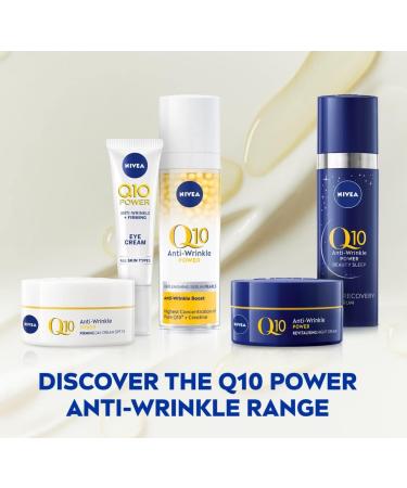 NIVEA Q10 Anti-Wrinkle Power Firming Day Cream SPF 15 (50ml) - Skin Identical Q10 and Creatine Formula for Wrinkles - Buy Online on GoSupps.com