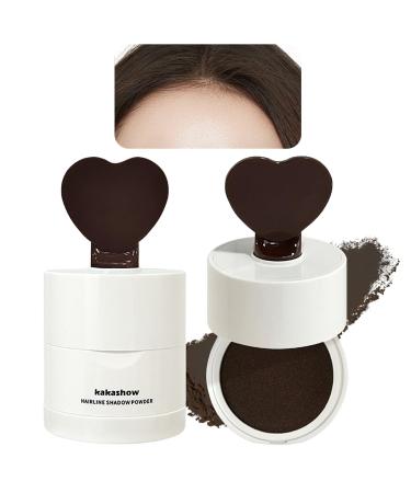 Root Touch Up Hairline Powder Dark Brown Instantly Cover Highly Pigmented Root Touch Up Powder Waterproof Long Lasting Beard Line Thin Hair Root Dye Touch Up Concealer For Women And Men