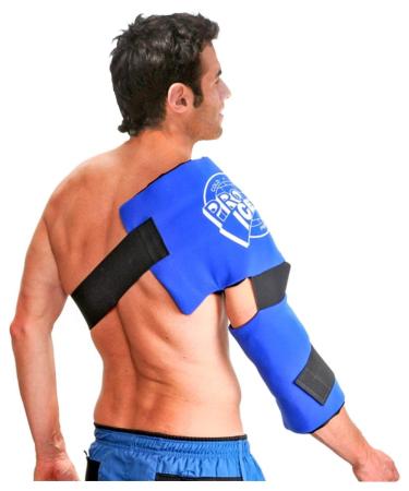 Pro Ice ADULT Shoulder/Upper Arm Ice Wrap - Relieves Pain of Rotator Cuff, Upper Arm, and Elbow - Buy Online on GoSupps.com