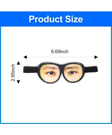 Adjustable 3D Funny Sleep Mask for Women Men - Soft Eye Mask for Party, Travel, Sleeping - Buy Online on GoSupps.com
