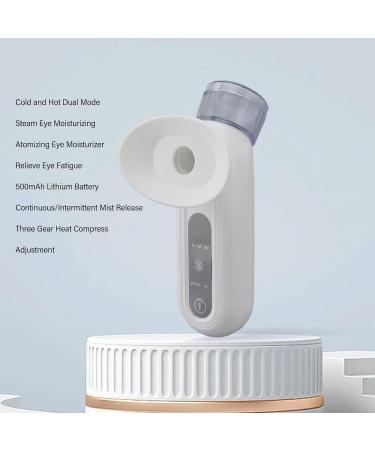 Nano Facial Steamer & Refillable Eye Sprayer - Hot Compress Deep Cleansing & Moisturizing Portable Solution for Glowing Skin - Buy Online on GoSupps.com