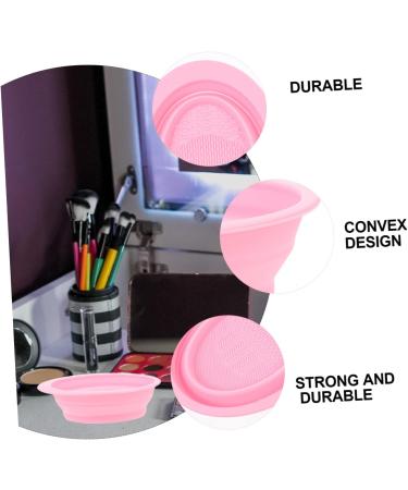 DOITOOL Cleaning Pad Silicone Cleaning Brush Doll Cake Pan Silicone Scrubbers Makeup Brush Cleaning Scrubber Makeup Brush Scrubber Washers Makeup Egg Cosmetic Pink Silica Gel 14.5x11cm Pink - Buy Online on GoSupps.com