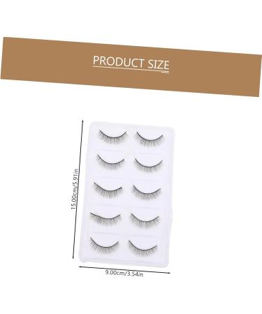 minkissy 5 Pairs False Lashes Fake Lashes Extend 3D Eyelash - Buy Online on GoSupps.com