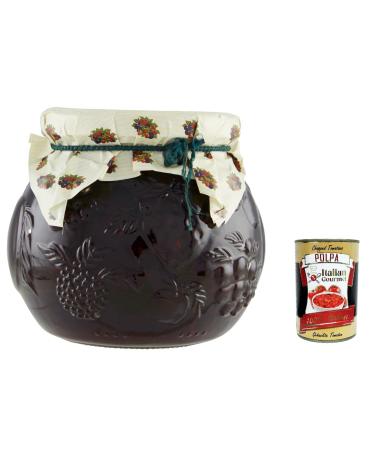 Italian Gourmet E.R. Darbo Wild Berry Jam D'arbo Natural Jam 640g + Italian Gourmet Pulp 400g Set of 3