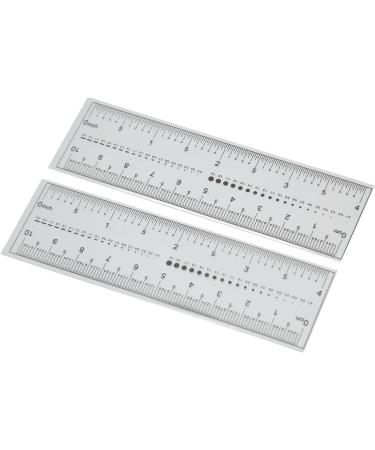 10PCS Nail Measuring Tool Transparent PVC Soft Ruler for Accurate Nail Measurement - Buy Online on GoSupps.com