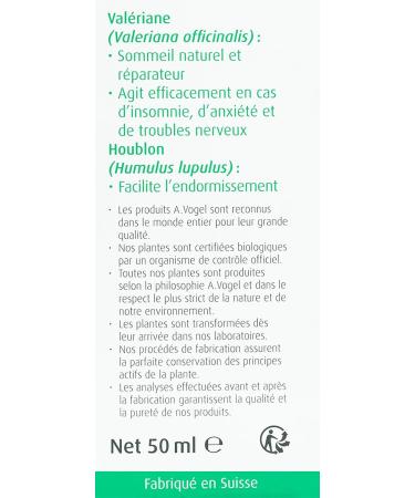 A. Vogel Sleep Food Supplement with Fresh Plant Extract 50 ml - Buy Online on GoSupps.com