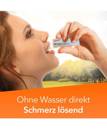 IBU Ratiopharm 200 mg Powder for Pain Relief Ibuprofen for Kids & Adults 20 Pieces Fast-Acting Painkiller - Buy Online on GoSupps.com