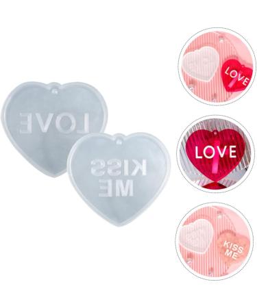 VILLCASE 4 Pcs Love Silicone Mold Silicone Keychain Wedding Resin Molds Diy Supply Lovers Bags Supplies As Shownx2pcs 6.7X6cmx2pcs - Buy Online on GoSupps.com