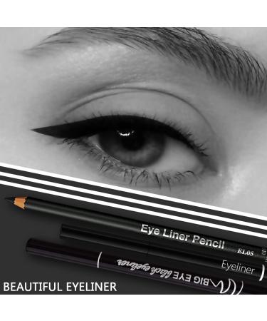 ETEDES 3-in-1 Precision Liquid Eyeliners Set | Long Lasting, Waterproof, Smudge Proof | 3 Black Eyeliners - Buy Online on GoSupps.com