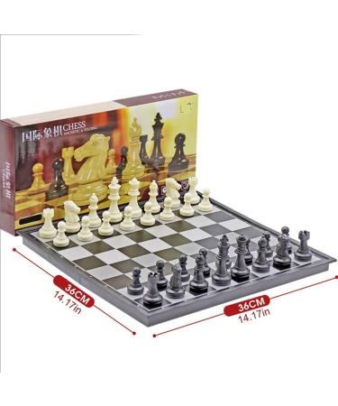 Chess Set Magnetic Travel Chess Set with Folding Chess Board Set Educational Toys for Study Family Game Chess Pieces (Size : 36cm) - Buy Online on GoSupps.com