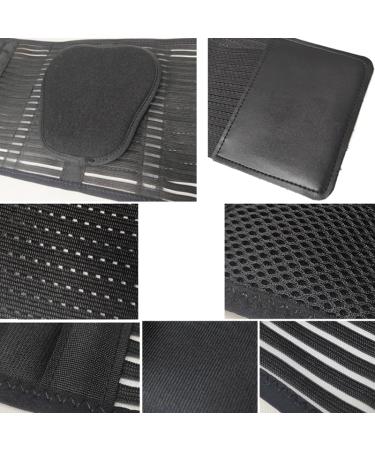 Breathable Mesh Back Support Brace for Men & Women | Magnetic Therapy Waist Trimmer | Lumbar Support Belt for Back Pain Relief and Injury Recovery (M) - Buy Online on GoSupps.com