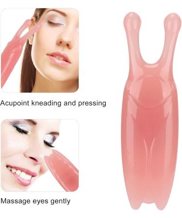 High Bridge Nose Scraper & Massager | Reduce Puffiness | V Face Gua Sha (Pink) - International Shipping Available - Buy Online on GoSupps.com