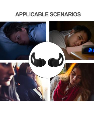 Beavorty Anti-Noise Sound-Isolating Earplugs for Concerts & Travel - Elastic Rubber Black Mute Earplugs for Ultimate Soundproofing - Buy Online on GoSupps.com