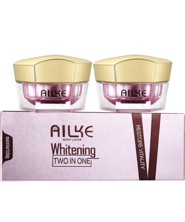 AILKE BOOST LUSTER AILKE Whitening Day & Night face cream deep clean skin removes dark spots sun spots wrinkles with sodium hyaluronate lightens face cream for men women 40 g pack of 1 1 copy