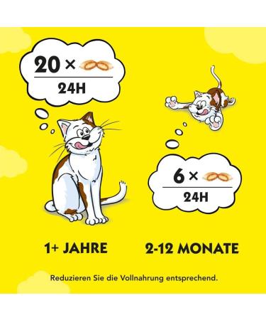 Buy Dreamies Classic Cat Snacks with Cheese - Crispy Texture & Creamy Filling - 720g (4 x 180g) - International Shipping Available - Buy Online on GoSupps.com