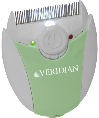 Veridian Finito Electronic Lice Comb Green/White - 1 Count - Buy Online on GoSupps.com