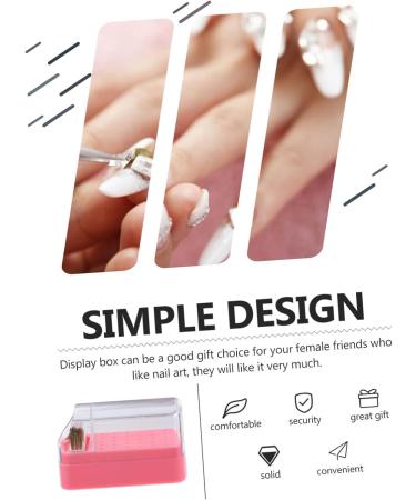 nail polish head box nail drill storage nail grinding head holder nails drill bits nail drill bit holder drill bit holder for nails drill bits for nails Organizer clean plastic - Buy Online on GoSupps.com