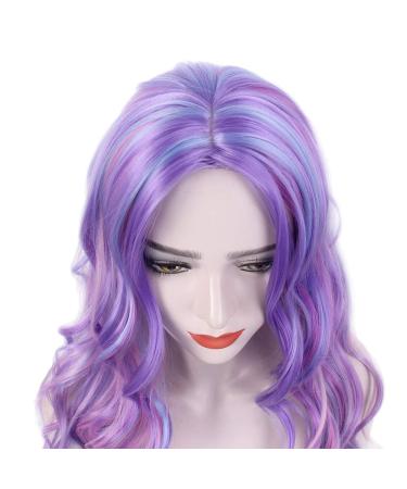 St-Fantasy Purple Ombre Pink Women Wigs - Long Layered Art Hair for Cosplay & Costume Parties #g436 - Buy Online on GoSupps.com