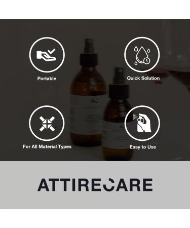 Attirecare Red Wine Stain Remover Spray - Fast & Effective Spot Cleaner for Clothes Carpets & Furniture - Stubborn Stain Solution for White Shirts & Garments - 100ml - Buy Online on GoSupps.com