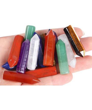 XIANNVXI 7 Pcs Healing Crystals Stones Set - Chakra Gemstones for Energy Meditation Therapy - Buy Online on GoSupps.com