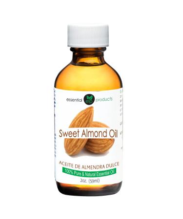 ELP Pure Sweet Almond Oil 100% Pure & Natural Carrier Oil 2 fl oz